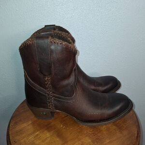 Lane Plain Jane Booties Boots Size 10